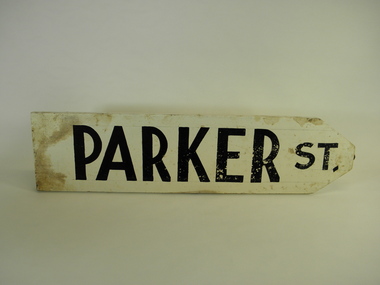 Sign - Street Signs, James and Ray Baines, Circa 1938
