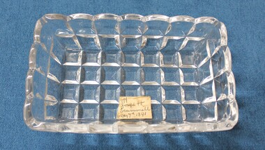 Domestic object - Glass Dish, 1884