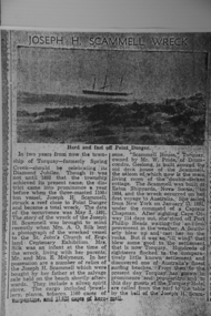 Newspaper Article (copy), The Scammell Collection