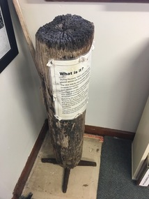 Timber pole, salvaged