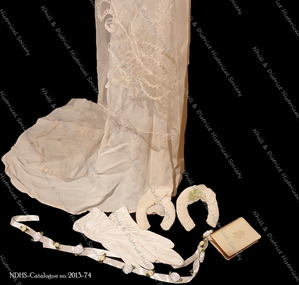 Clothing - 1946 Wedding dress of Elvie Schnaars