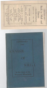 Booklet - In the Heart of the Wimmera Wheatland, 1948 Souvenir of Nhill, Souvenir of Nhill Centenary 1948: In the Heart of the Wimmera Wheatlands