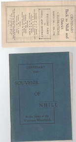 Booklet - Souvenir of Nhill Centenary 1948, In the Heart of the Wimmera Wheatland