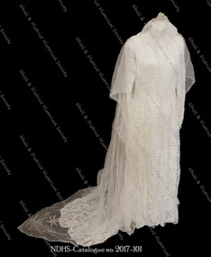 Clothing - 1953 Wedding dress of Mary Pilgrim