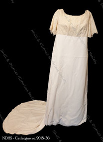 Clothing - 1968 Wedding dress of Faye Falting