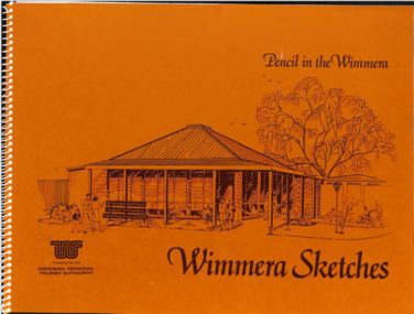 Book - Wimmera Sketches, Jean Hill (1916-2006), Pencils in the Wimmera  produced by Wimmera Regional Tourism Authority, 1979