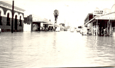 Photograph, Flood Streetscape