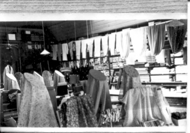 Photograph, Williams' Store Drapery Department