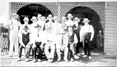 Photograph, Early Bowling Club Group Photo