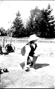 Photograph, Early Lawn Bowler