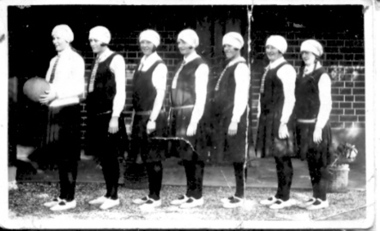 Photograph, Girls Basketball Team 1928