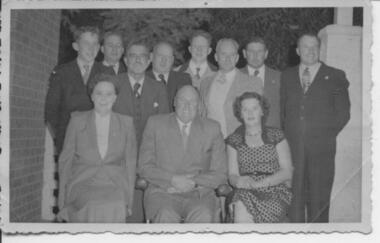 Photograph, Edgar Francis Electrical Goods Shop Group c1960