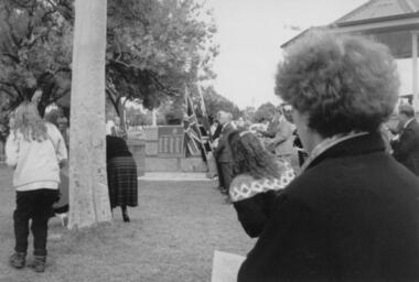 Photograph, ANZAC Day 1991 Plaque Unveiling