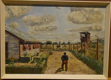 Painting - Oil, Ludwig Winter painting, c.1943