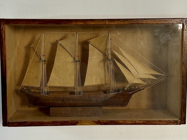 Model - Ship, "Three Masted Schooner", 1944