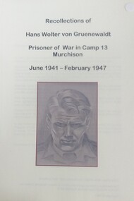 Booklet, Recollections of Hans Wolter von Gruenewaldt, 2009