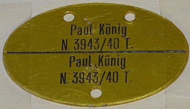 Disc - Identification, Paul Konig