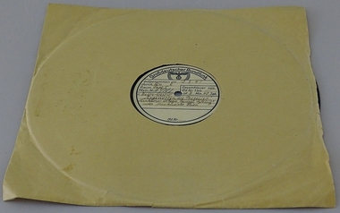 Gramophone Record, Ange wor fen die Propeller by Buden Kigsow, 13.3.41