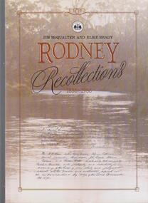 Book, Rodney Recollections 1886-1986, 1986