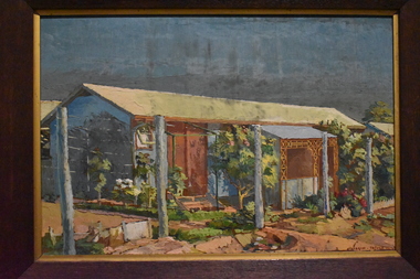 Painting - Oil, Camp 3 1943, 1944