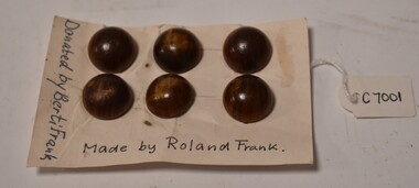 Clothing - Buttons, Approx.1940's