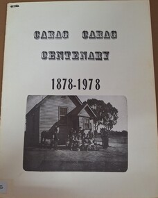 Booklet, Carag Carag Centenary 1878-1978, 1978