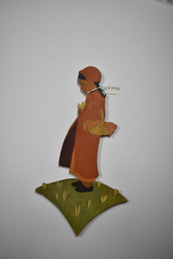 Carved Wooden Girl, 1940's