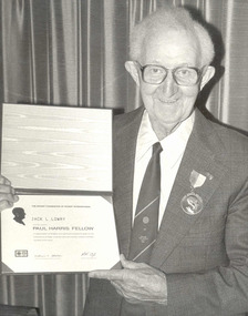 Photograph, Rotarian Mr Lowry, 2001