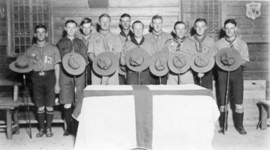 Photograph, Rover Scouts Group c.1931
