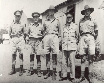 Photograph, Dhurringile P.O.W. Camp Garrison Officers c.1943