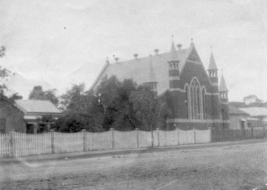 Photograph, Presbyterian Church & Manse, c.1930, 2001