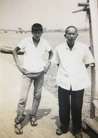 Photograph, Japanese Internee Daie Okuda and son Akira