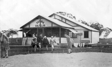 Photograph, Golf Clubhouse 1925