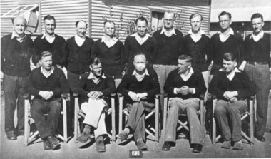 Photograph, POW Group 72 in Camp 13, 1943