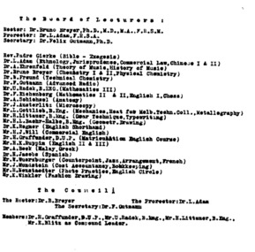 Document, Collegium Taturense, Original in 1941