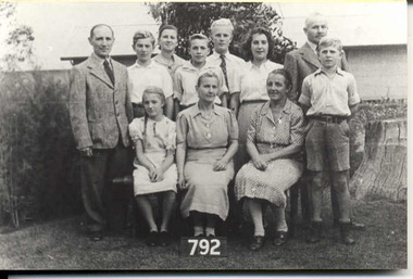 Photograph, Rubitschung and Bulach families, c1942