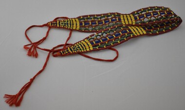 Clothing - Belt - Macrame, Macrame belt, c1940