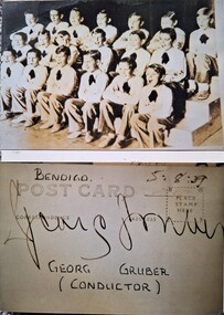 Photograph, Post Card of Vienna Mozart Boys' Choir, 1938