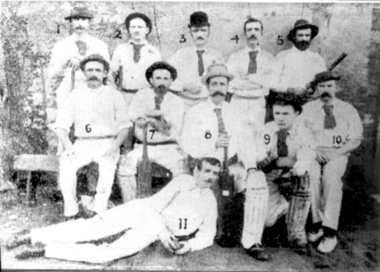 Photograph, Cricket Team c 1889