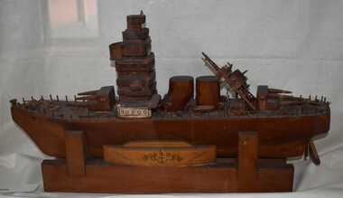 Artwork, other - Model - Ship, Mutsu, 1940