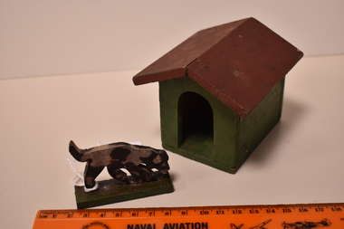 Article - Model - dog kennel, Toy, 1940's