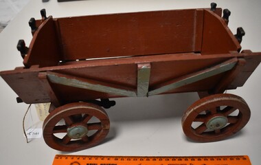 Article - Model - cart, Childs Pull Along Toy, 1940's