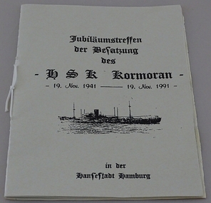 Booklet - history, HSK Kormoran, 1991