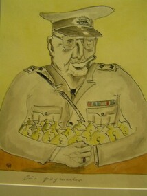 Painting - Watercolour, Georg Rosenkranz, Our Paymaster, 1941/2