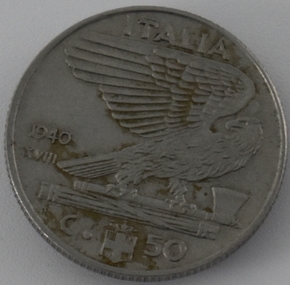 Currency - Coin, Italian Coin 1940, 1940