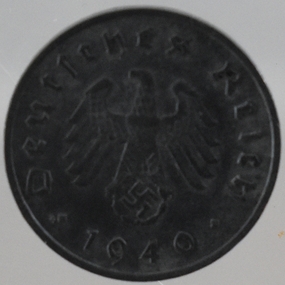 Currency - Coin, German Coin 1940, 1940