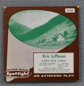 Gramophone Record, Eric Liffman Sings Folk Songs
