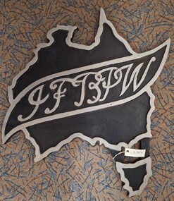 Plaque, I F B P W, This logo was used by all Australian B.P.W. clubs