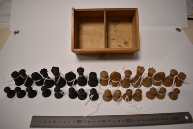 Leisure object - Wooden Chess Set, Chess Set, WW2 Camp 3