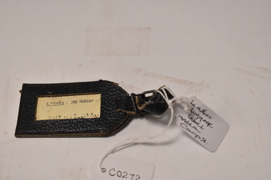 Article - Label - luggage, WW2 camp 3
